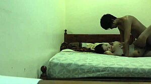 Hotel room sex with a Nepalese wife
