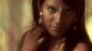 Cumming on a big dick in HD - Indian girl's striptease and dancing