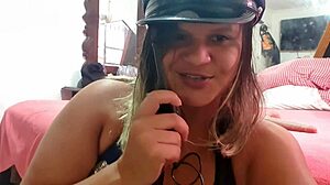 Chlupatá camgirl Paty ukazuje své přednosti v amatérském Gopro videu