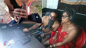 Indiase leraren buitenavontuur met opwindende pornoster