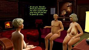 Skupinový sex inspirovaný hentai v Sims 4