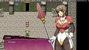 Prinsessan Liaras erotiska möte i det nya RPG Hentai-spelet 