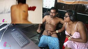 Indyjska żona zostaje ruchana w pokoju hotelowym z bengalskim dźwiękiem
